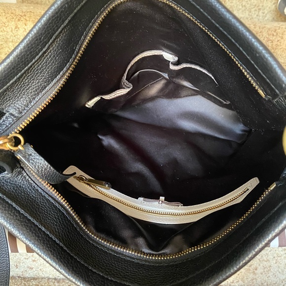 Henri Bendel Sabrina Black Leather Bag - Picture 4 of 5
